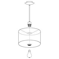 Eglo HanglampMaserlo Cappucino met goud - 31603 - thumbnail