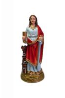 Beeld van Sint Barbara (20 cm) - thumbnail