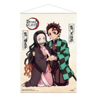 Demon Slayer: Kimetsu no Yaiba Wallscroll Tanjiro & Nezuko Kamado 50 x 70 cm - thumbnail