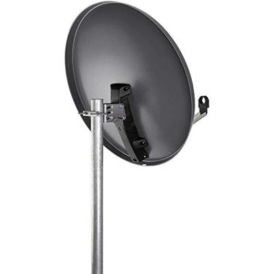 Schwaiger satellietinstallatie voor 1 satelliet -satellietschotel 80 cm, antraciet, LNB - 1 aansluiting