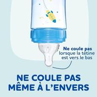 Antikoliekfles - DODIE - 330 ml - Ronde speen - 6+ maanden - 3 doorstroomstanden - Doorstroomstand 3 - Roze - thumbnail