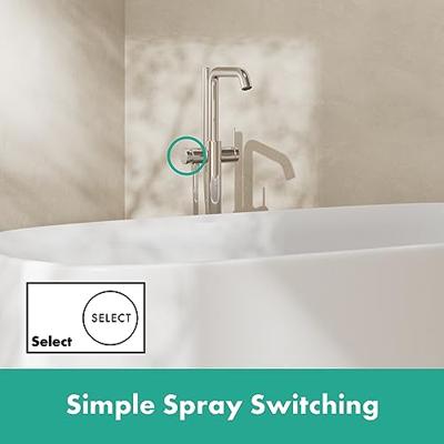 Hansgrohe Tecturis S ééngreeps badmengkraan vloergemonteerd, chroom Hansgrohe Tecturis S ééngreeps badmengkraan vloergemonteerd, chroom