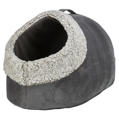 Trixie kattenmand iglo calida warmtereflecterend grijs-wit / zwart Trixie kattenmand iglo calida warmtereflecterend grijs-wit / zwart