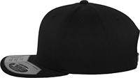 Flexfit FX110 110 Fitted Snapback - Black - One Size - thumbnail