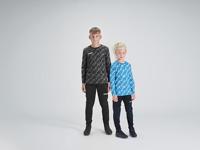 Uhlsport Progressive Keepersset Lange Mouwen Kids Zwart - thumbnail