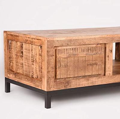 LABEL51 Salontafel Ghent - Rough - Mangohout - 110x60 cm LABEL51 Salontafel Ghent - Rough - Mangohout - 110x60 cm