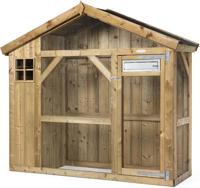 Voldux voliere S2 links 215 x 70 x 185 cm Voldux Bruin - thumbnail