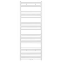 Belrad Handdoekradiator - middenaansluiting - 1800X600mm - 944 Watt - Wit Mat Geborsteld BWM1800600 - thumbnail