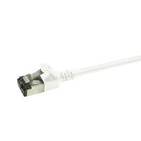 LogiLink CQ9061S RJ45 Netwerkkabel, patchkabel CAT 6A U/FTP 3.00 m Wit Extreem dun, Vlambestendig, Flexibel, Folie afscherming, Halogeenvrij, Snagless, - thumbnail