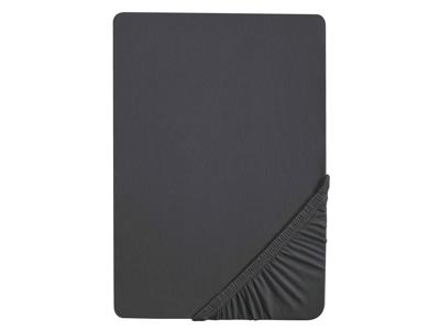 Biberna Jersey hoeslaken (Titanium, 90-100 x 200 cm)