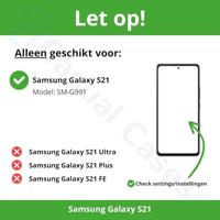 NorthLife - Samsung Galaxy S21 - Backcover hoesje Echt Leer - Cognac - thumbnail