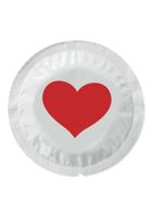 Exs Love Heart Condoms - 24 pack - thumbnail