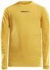Craft 1906860 Pro Control Compression Tee LS JR - Yellow - 158/164