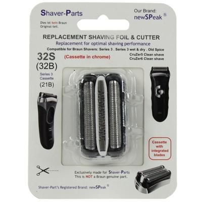 Huismerk Universeel Scheerblad Series 3 32S silver Cassette series