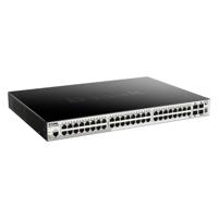 D-Link DGS-1510-52XMP/E Netwerk switch RJ45/SFP+ 48 + 4 poorten 176 Gbit/s PoE-functie - thumbnail