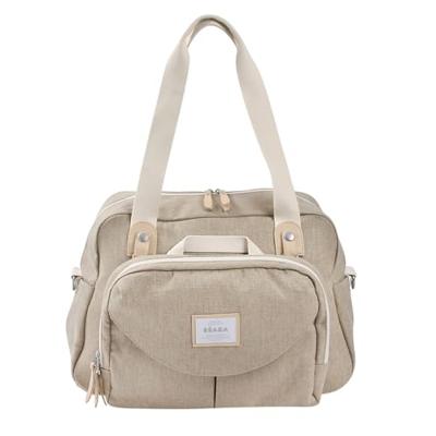 Luiertas Genève II BEABA beige, bedrukt Luiertas Genève II BEABA beige, bedrukt