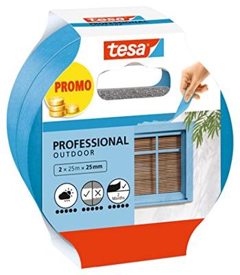 tesa Professional Outdoor 56214-00000-03 Schilderstape Blauw (l x b) 50 m x 25 mm 2 stuk(s) tesa Professional Outdoor 56214-00000-03 Schilderstape Blauw (l x b) 50 m x 25 mm 2 stuk(s)