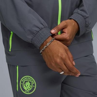 Manchester City Tech Woven Trainingspak Senior 2025/2026 Grijs - Maat S - Kleur: LichtgroenGrijs | Soccerfanshop - thumbnail