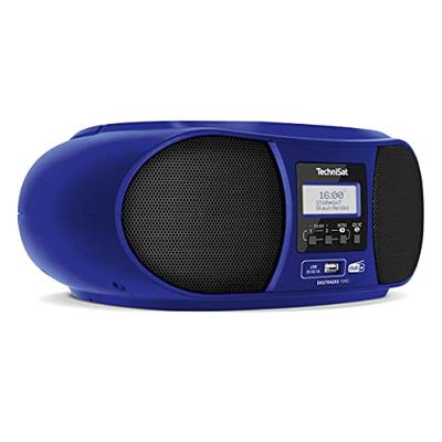 TechniSat DIGITRADIO 1990 Radio/CD-speler DAB+, VHF (FM) AUX, Bluetooth, CD, USB Acculaadfunctie, Wekfunctie Blauw TechniSat DIGITRADIO 1990 Radio/CD-speler DAB+, VHF (FM) AUX, Bluetooth, CD, USB Acculaadfunctie, Wekfunctie Blauw