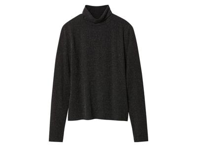 esmara Dames top (Zwart/zilver, XS (32/34)) esmara Dames top (Zwart/zilver, XS (32/34))