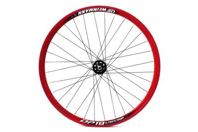 Weinmann DP18 Fixed Gear Achterwiel - Rood Weinmann DP18 Fixed Gear Achterwiel - Rood