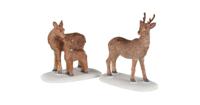 Deer family set of 2 kerstfiguur LEMAX - Lemax - thumbnail