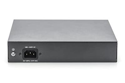 Digitus DN-95140 DN-95140 19 netwerk switch 8 + 2 poorten 10 / 100 / 1000 MBit/s PoE-functie
