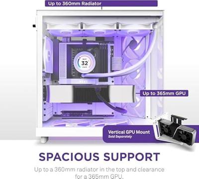 NZXT H6 Flow RGB White NZXT H6 Flow RGB White