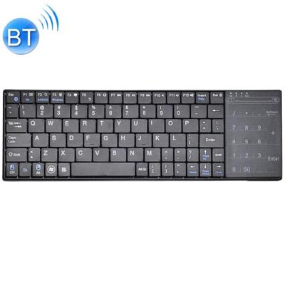 K-07 ABS draadloos oplaadbare Bluetooth Touch Keyboard (zwart)