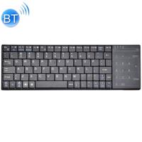 K-07 ABS draadloos oplaadbare Bluetooth Touch Keyboard (zwart) - thumbnail