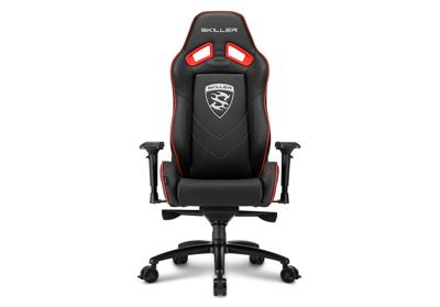 Sharkoon SKILLER SGS3 PC-gamestoel Gecapitonneerde zitting Zwart, Rood