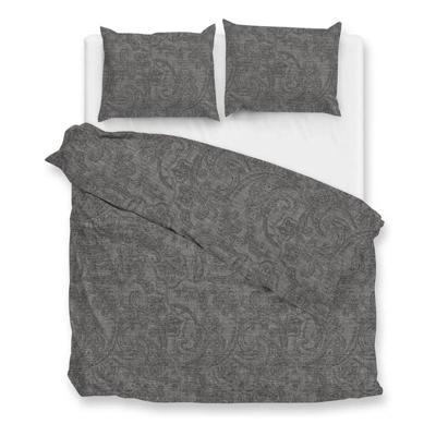 Zo! Home Zo! Home Paisley di Lino Dekbedovertrek 200x200/220 Dark Grey