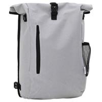 VidaXL Fietstas grijs 31 x 13 x 58 cm polyester - thumbnail