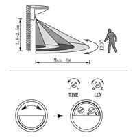 Eglo MuurlampBelcreda met bewegingssensor - 97312 - thumbnail