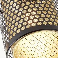 Brilliant 2-lichts plafondlampCheval zwart met goud - 99995/86 - thumbnail
