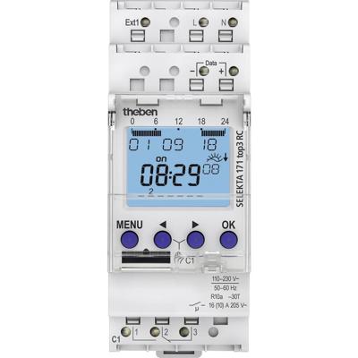Theben SELEKTA 171 top3 RC DIN-rail schakelklok 230 V/AC Theben SELEKTA 171 top3 RC DIN-rail schakelklok 230 V/AC