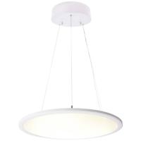 Deko Light 342091 LED Panel transparent rund Hanglamp Energielabel: E (A - G) LED LED vast ingebouwd 53.30 W Verkeerswit (RAL 9016) - thumbnail