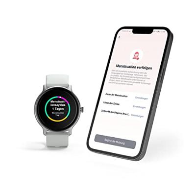 Hama Smartwatch Fit Watch 4910 Waterdicht Hartslag Zuurstofgeh. Bloed Gr.