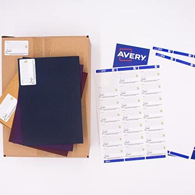 Etiket Avery LR7160-100 63.5x38.1mm recycled wit 2100 etiketten