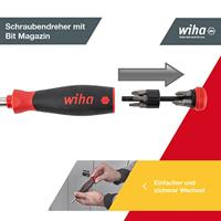 Wiha 45292 | PocketMax® magnetic | Schroevendraaier met bitmagazijn | 8 bits | 1/4" - 45292 - thumbnail