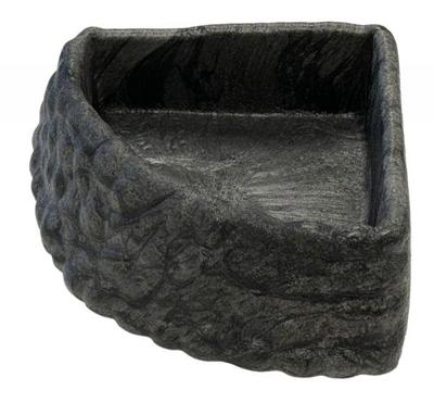 Repto deco corner dish grey l Aquadistri - Aquadistri Repto deco corner dish grey l Aquadistri - Aquadistri