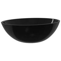 VidaXL Wasbak 50x37x14 cm glas zwart - thumbnail