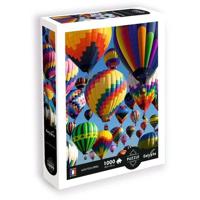 Puzzel - SENTOSPHERE - Calypto - 1000 stukjes - Heteluchtballonnen - Zijdezachte afwerking - Geschikt voor kinderen vanaf 9 jaar - thumbnail