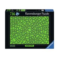 Ravensburger legpuzzel krypt neon green, 736st. - thumbnail