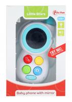Little Stars Toi-toys babytelefoon junior 13cm wit - thumbnail