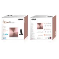 SDRW-08U5S-U - Schijfstation - dvd±RW (±R DL) / dvdRAM - 8x/8x/5x - USB 2.0 - extern - oud roze - thumbnail