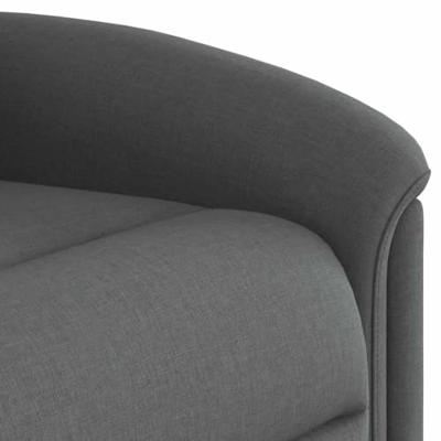 Fauteuil verstelbaar stof donkergrijs