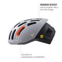 Buzaglo Catlike racehelm whisper ii maat m mat zilver/zwart - thumbnail