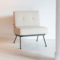 Zuiver Fauteuil 'Bowie' Bouclé, kleur Naturel - thumbnail