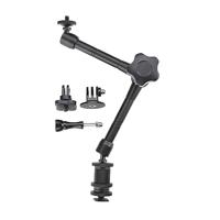 Mantona Scharnierarm Magic Arm Set (28 cm, geschikt voor GoPro Hero 11 10 9 8 7 6 5 4 3+) - thumbnail